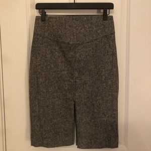 Express Design Studio High Waist Grey Pencil Skirt